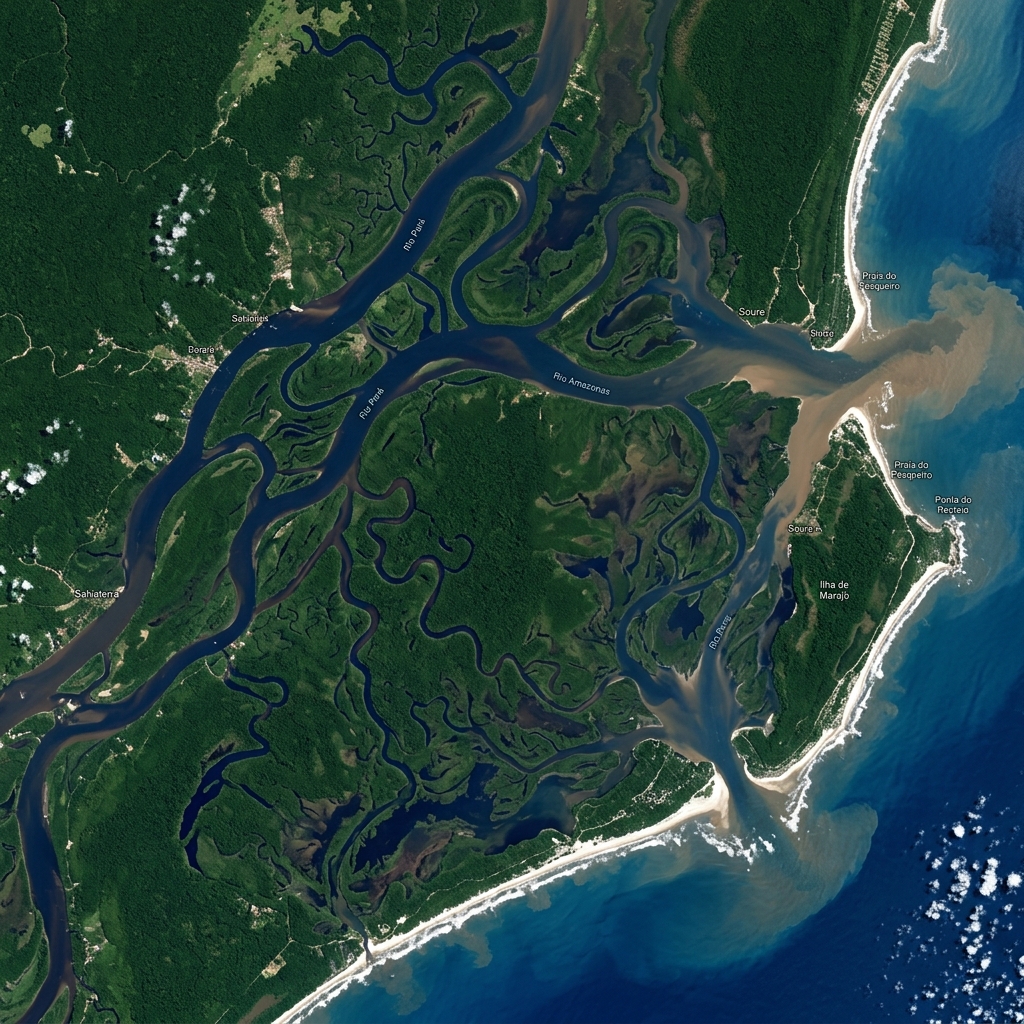 Natural Color Satellite View